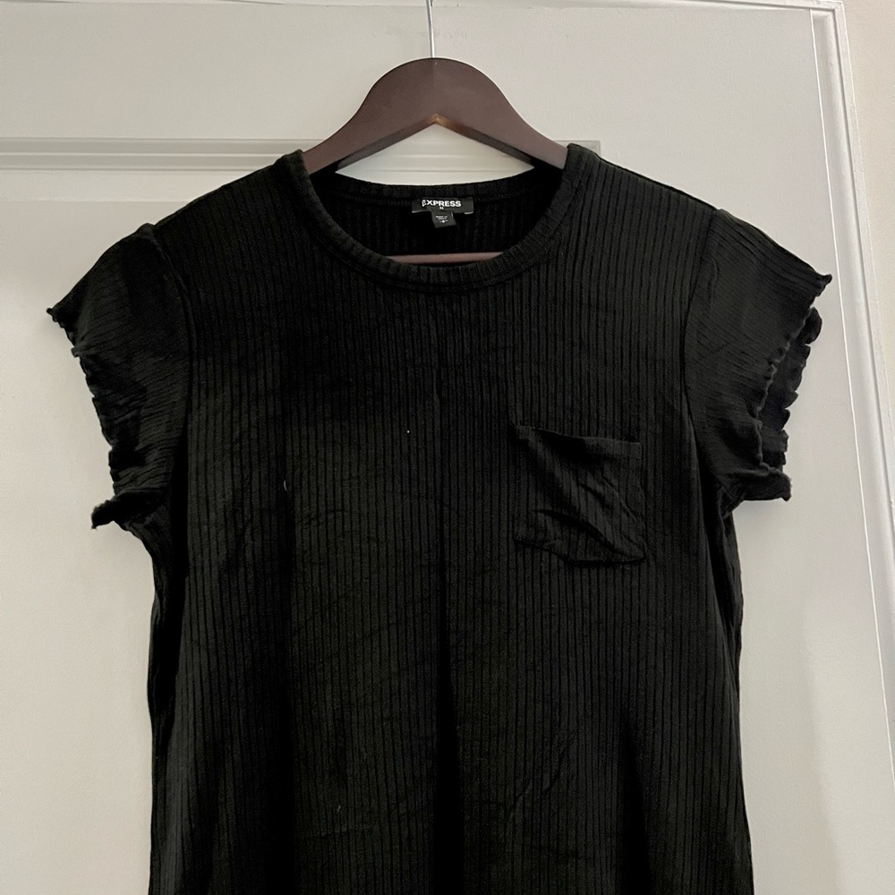 Express Ribbed Mini Dress - Picture 2 of 4